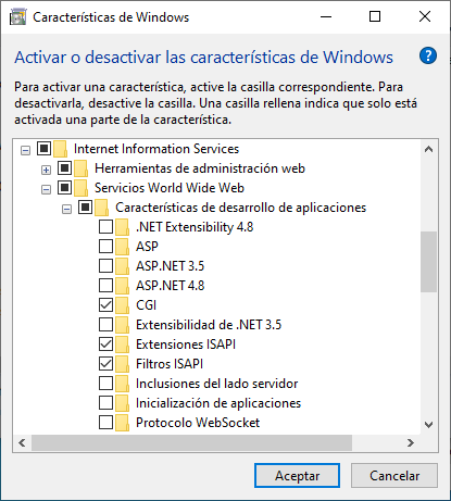 Usando IIS como servidor Web